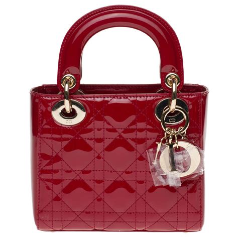 mini lady dior bag patent leather|lady dior handbags.